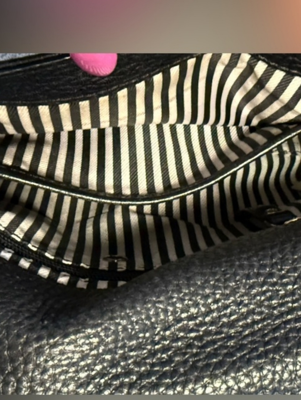 Kate Spade Pebbled Leather Crossbody -Black - Picture 7 of 9